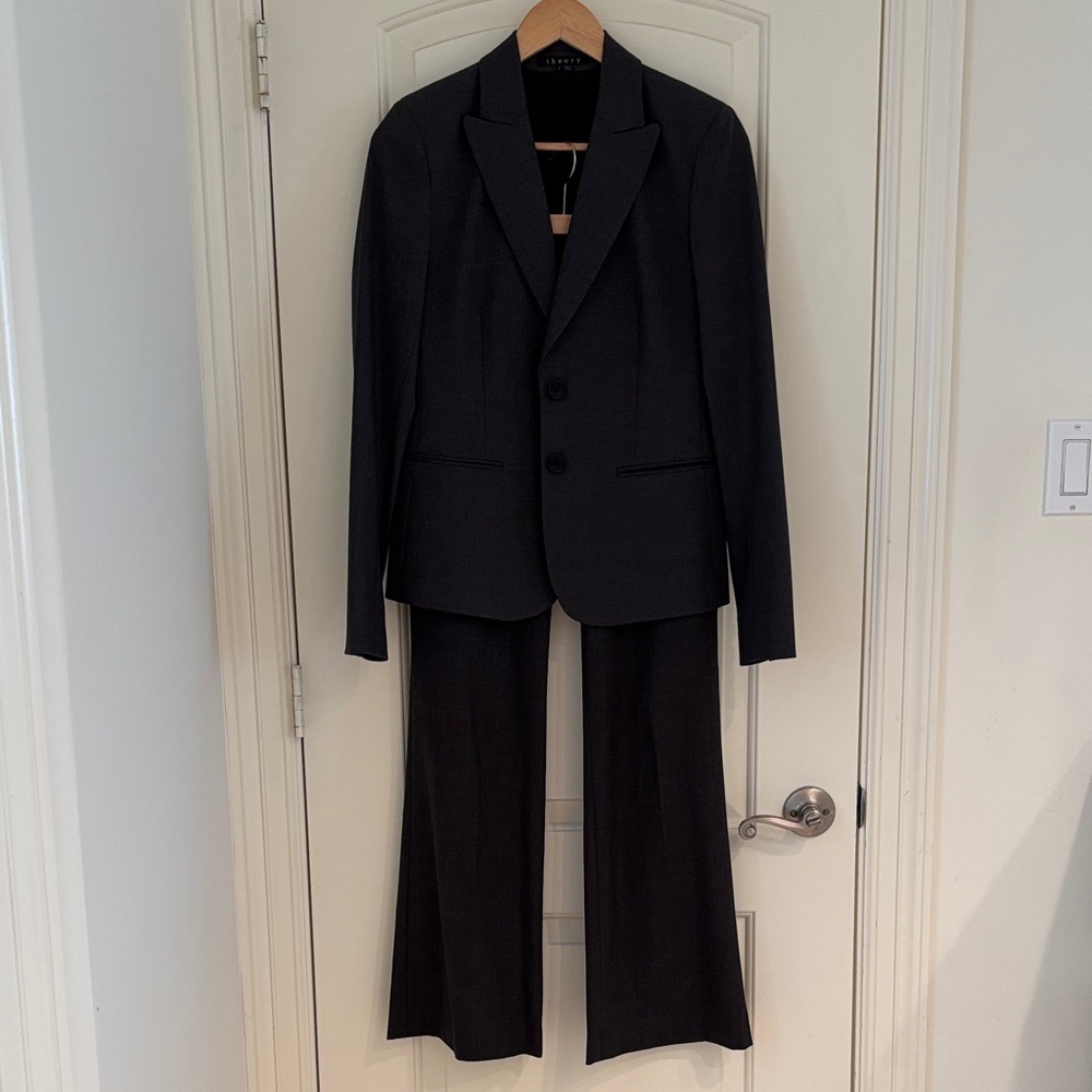Theory Nichelle Dark Grey Suit 6